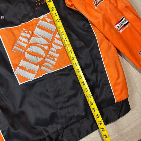 Vintage Chase Authentics Tony Stewart Home Depot Nascar Jacket Mens Sz Large - Picture 8 of 9